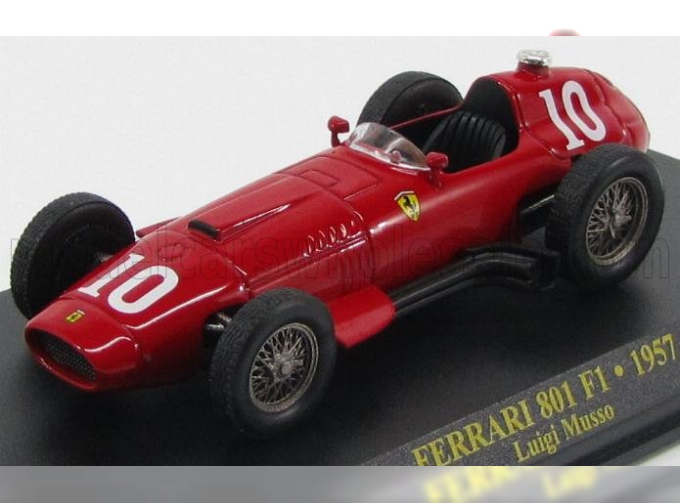 FERRARI F1 801f1 N 10 Season 1957 L.musso - Blister Box, Red