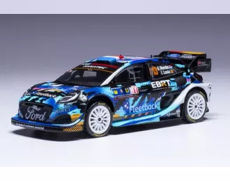 FORD ENGLAND Puma Rally1 Team Red Bull World Rally M-sport N 13 Rally Central European (2023) Munster Gregoire - Louka Louis, 2 Tone Blue