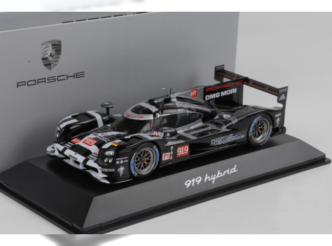 PORSCHE 919 Hybrid Präsentation 24H Le Mans 2015 black