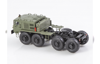 Минский 537 с полуприцепом-тяжеловозом, хаки