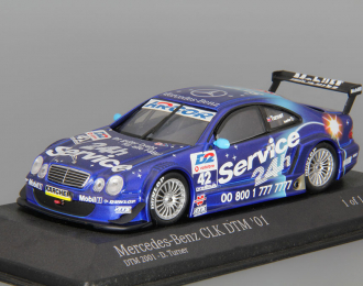 MERCEDES-BENZ CLK DTM 2001 Team Rosberg #42 Darren Turner, blue