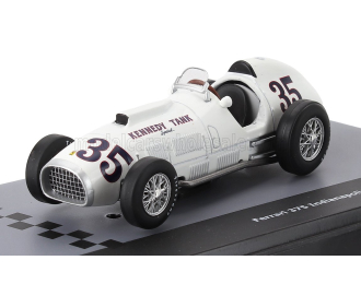 FERRARI F1 375 Indy №35 Indianapolis 500 (1952) Johnny Mauro - Con Vetrina - With Showcase, White