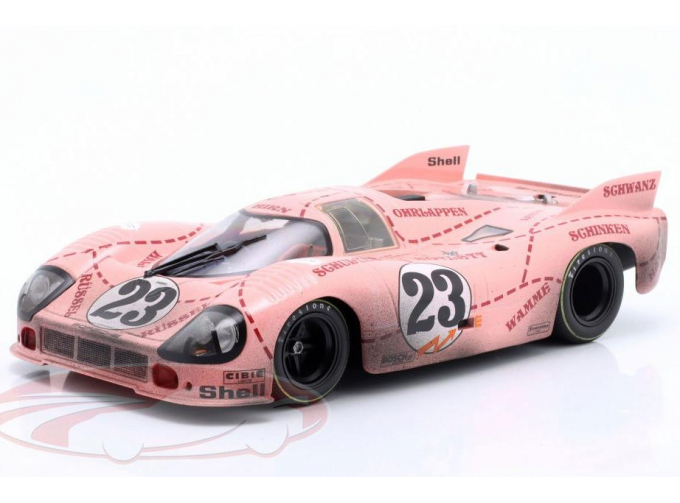 PORSCHE 917/20 "Sau" / "Pink Pig" (Dirty Version) №23 24h LeMans Reinhold Joest, Willi Kauhsen (1971)