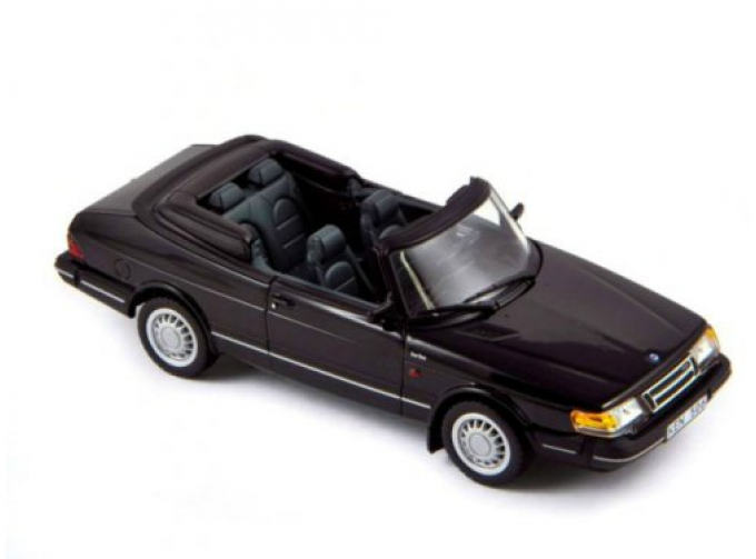 SAAB 900 Turbo Cabriolet 1991, черный