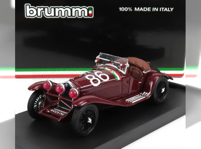 ALFA ROMEO 1750 GS SPIDER №86 3rd MILLE MIGLIA (1930) G.CAMAPARI - A.MARINONI, BORDEAUX