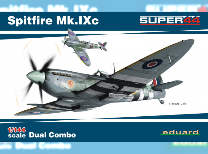 Сборная модель Британский истребитель Supermarine Spitfire MK.IXc DUAL COMBO