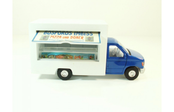 FORD Econoline E-350XL Fast Food Van, Platinum Series 1:43, синий