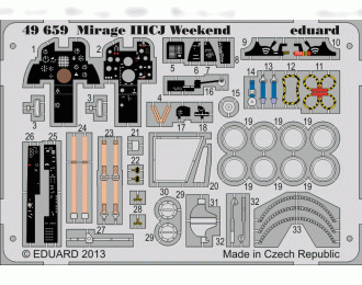 Фототравление Mirage IIICJ Weekend