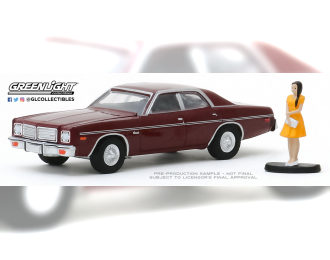 DODGE Coronet c фигуркой девушки 1976