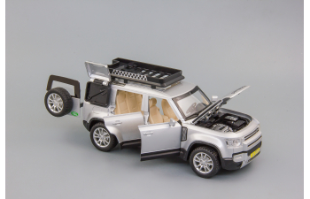 LAND ROVER Defender NEW 170х70 мм, серебристый