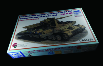 Сборная модель Versuchsflakwagen 8.8cm Flak 37