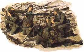 Сборная модель Солдаты German MG42 Heavy Machine Gun Team