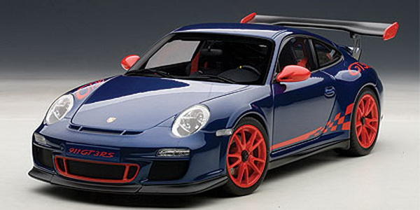 PORSCHE 911(997) GT3 RS 2010, синий/красный