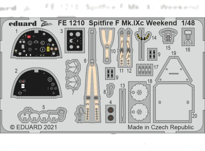 Фототравление для Spitfire F Mk. IXc Weekend