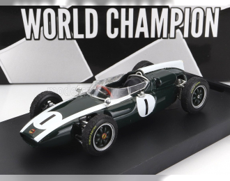 COOPER F1  T53 N 1 World Champion Winner British Gp 1960 J.brabham, Green