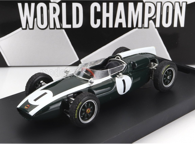 COOPER F1 T53 N 1 World Champion Winner British Gp 1960 J.brabham, Green