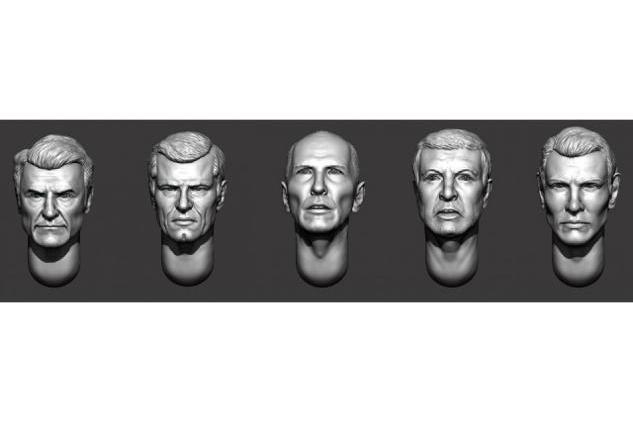 Головы (с волосами) №37