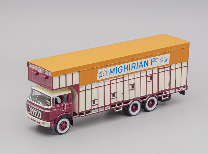 BERLIET GPRK 10 Fruits Et Primeurs Mighirian Frères 1968, burgundy / beige