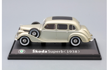 SKODA Superb 913 (1938), beige metallic sahara