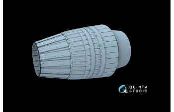 Сопла для включенных двигателей для Суххой-30СМ (Звезда) (работающие двигатели)
