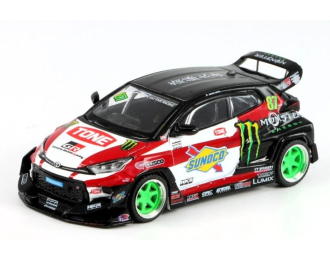 TOYOTA Pandem GR Yaris #87, red/white