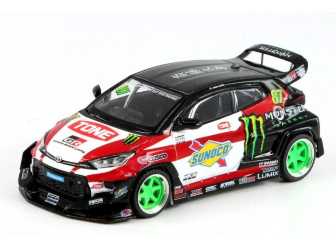 TOYOTA Pandem GR Yaris #87, red/white