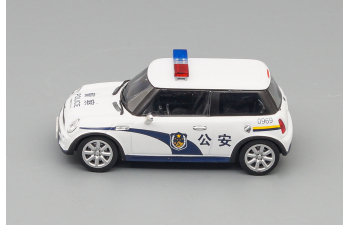 MINI Cooper S Полиция Китая, Полицейские Машины Мира XX, белый