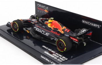 RED BULL F1 Rb18 Team Oracle Red Bull Racing №11 Hungarian Gp (2022) Sergio Perez, Matt Blue Yellow Red