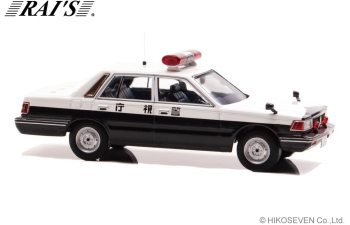 NISSAN Cedric (YPY30Kai) *Police Car Tokyo MPD 4* (1985), white / black