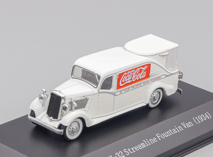 DODGE Kh-32 Streamline Van Fountain Coca-cola 1934, white