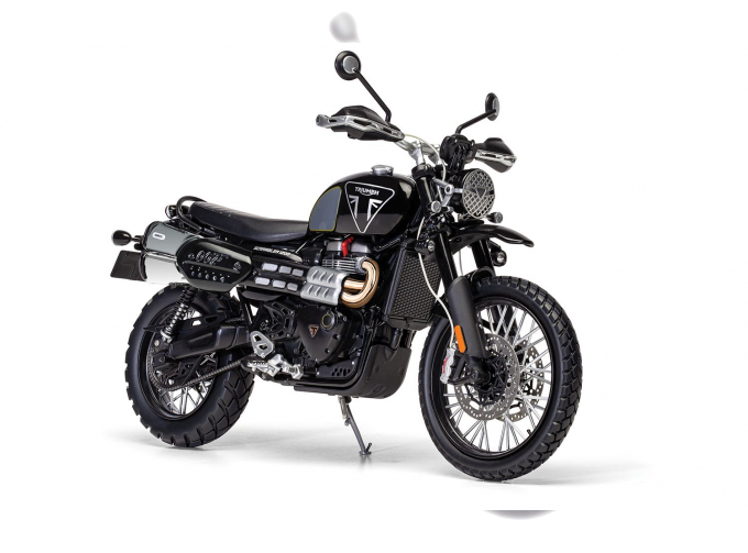 TRIUMPH 1200 Scrambler (2019) - 007 James Bond Edition, Black