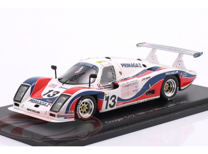 Cougar C12 №13 24h LeMans Pierre-Henri Raphanel, Alain de Cadenet, /Yves Courage (1986)