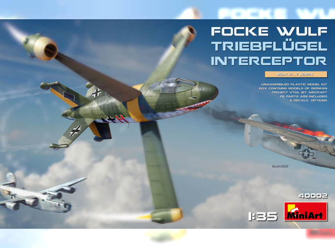 Сборная модель Истребитель Focke-Wulf Triebflügel