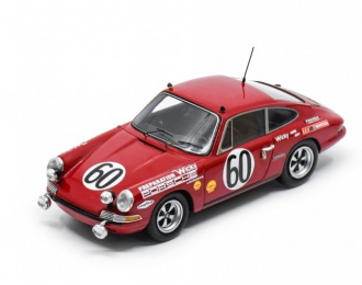 PORSCHE 911t 1991cc Team Wicky Racing №60 24h Le Mans (1968) W.Meier - J.de Mortemart, Red