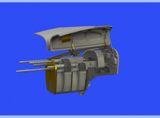Набор дополнений к модели P-38F/ G носовой пулемётный отсек