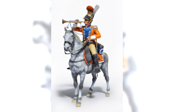 Сборная модель Фигуры TRUMPETER 2nd Westphalian Cuirassiers Regiment 1809 Napoleonic wars