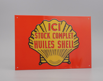 ACCESSORIES Metal Plate - Ici Stock Complet Huiles Shell