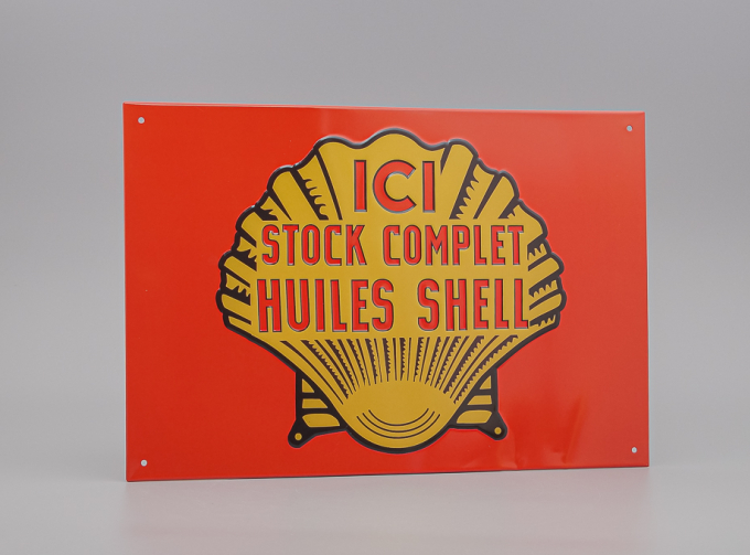 ACCESSORIES Metal Plate - Ici Stock Complet Huiles Shell