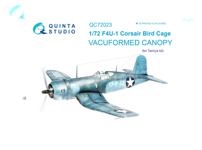 Декаль Набор остекления для модели F4U-1 Corsair (Bird cage) (Tamiya)