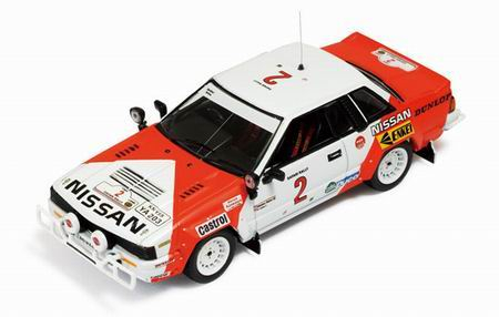 NISSAN 240 RS 2 (Red - White) S.Mehta-M.Combes 5th Rally SAFARI 1984, белый с красным