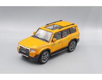 TOYOTA Land Cruiser 250 (Prado) ,жёлтый, 21 см.