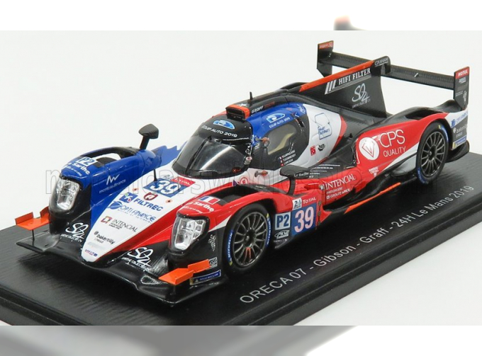 ORECA 07 Gibson Gk428 4.2l V8 Team Graff N39 24h Le Mans (2019) T.Gommendy - V.Capillaire - J.Hirschi, blue white black