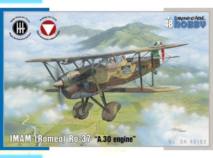 Сборная модель IMAM (Romeo) Ro.37 “A30 engine”