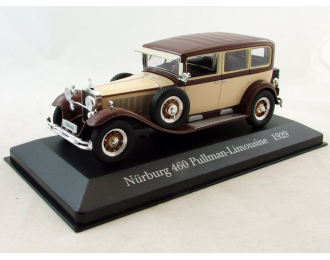 MERCEDES-BENZ Nurburg 460 Pullman-Limousine (1929), Mercedes-Benz Offizielle Modell-Sammlung 30, коричневый