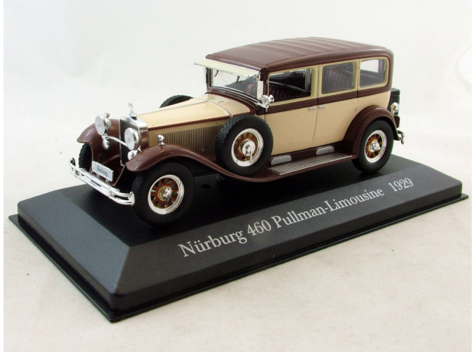 MERCEDES-BENZ Nurburg 460 Pullman-Limousine (1929), Mercedes-Benz Offizielle Modell-Sammlung 30, коричневый