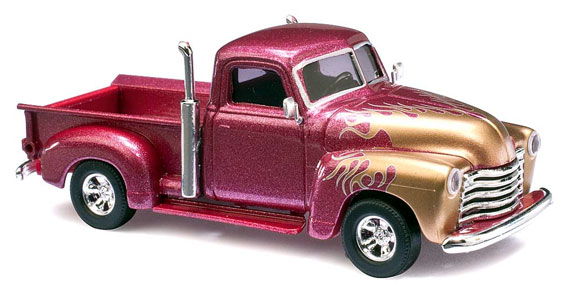 CHEVROLET 3100 Pickup "Flames", violetmetallic / goldmetallic