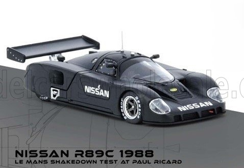 NISSAN R89c N 00 24h Le Mans Shakedown Test Paul Ricard (1988), Matt Black