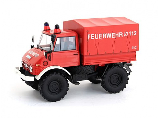 MERCEDES-BENZ Unimog 406 Flatbed-Tarpaulin (пожарный) 1970