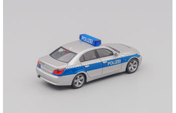 (Б/У) BMW 5 (E60) "Polizei Hamburg", silvermetallic / blue