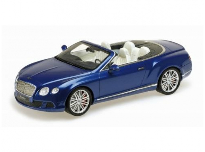 BENTLEY CONTINENTAL GT SPEED CONVERTIBLE - 2013 - BLUE